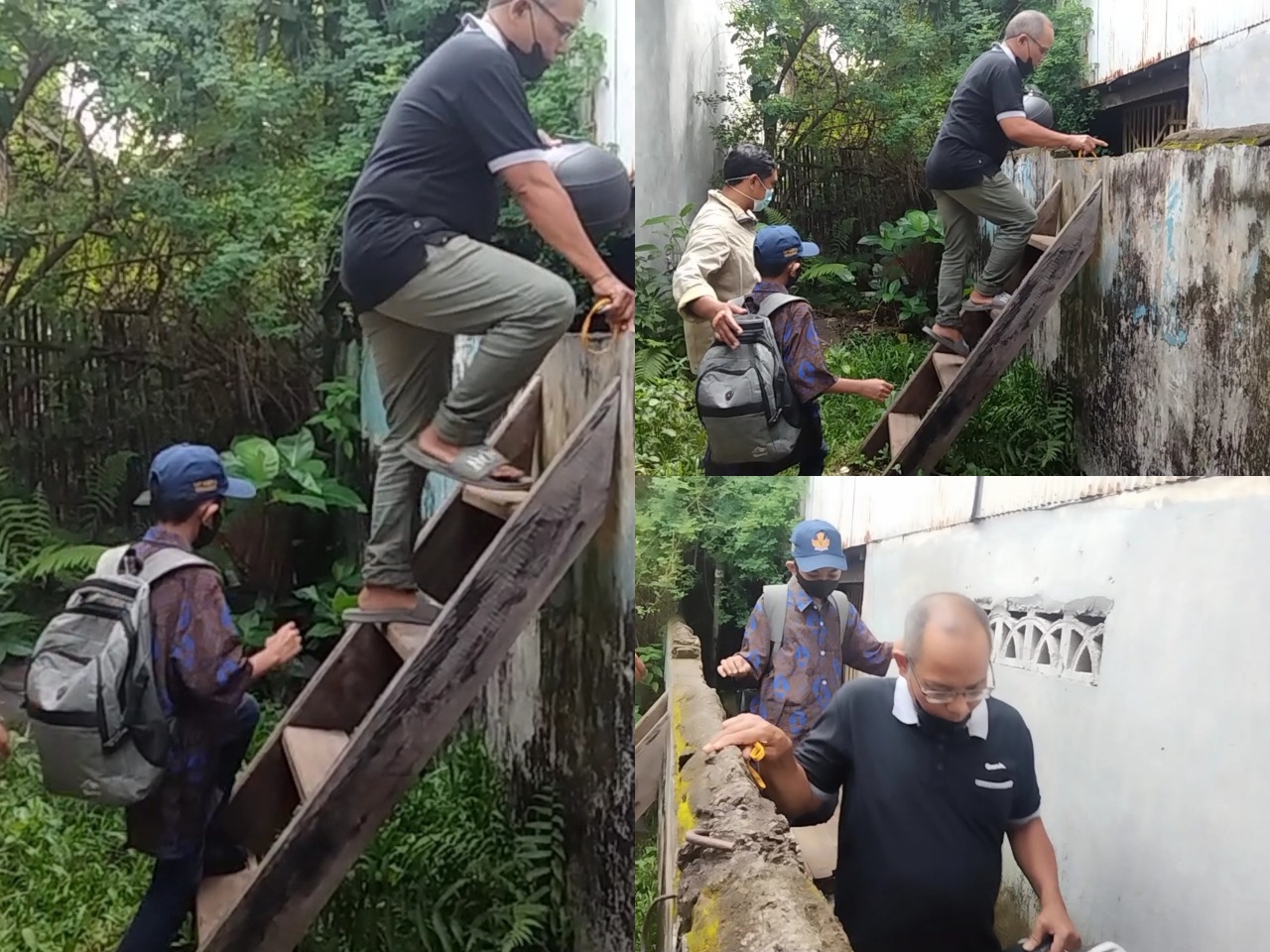 Sudah 2 Tahun Penghuni Rumah di Toddopuli Raya Timur Makassar Panjat Tembok
