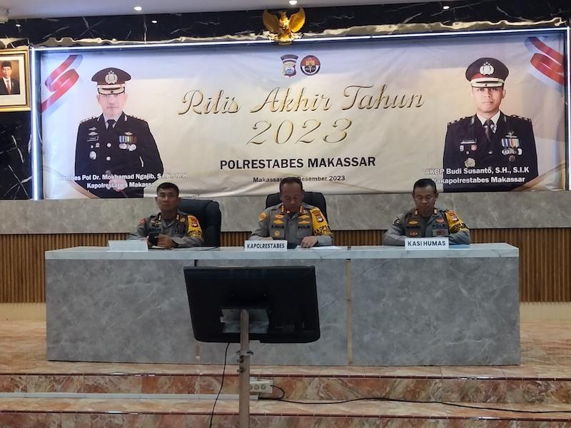 Sepanjang 2023 Ada 6 Anggota Polrestabes Makassar Dipecat, 100 Berurusan dengan Propam