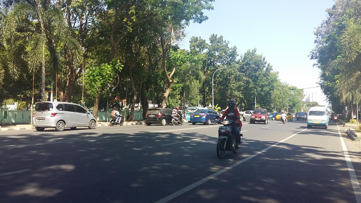 Pukul 09.55 Wita, Jl Sam Ratulangi Makassar Ramai Lancar