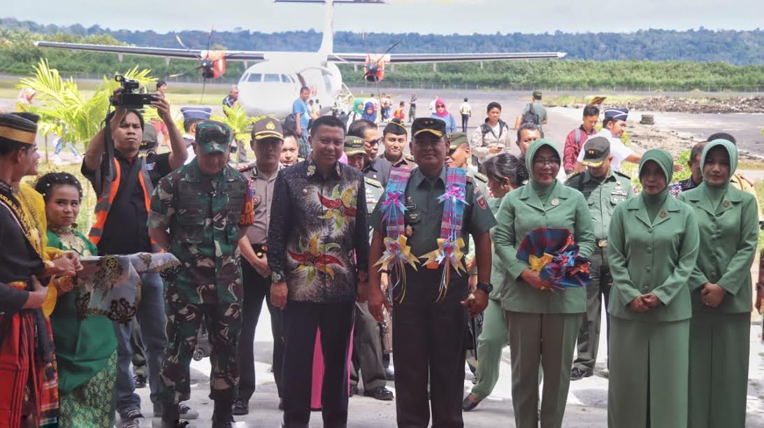 Kunjungan Kerja ke Selayar, Basli Ali Sambut Pangdam Mayjen Surawahadi