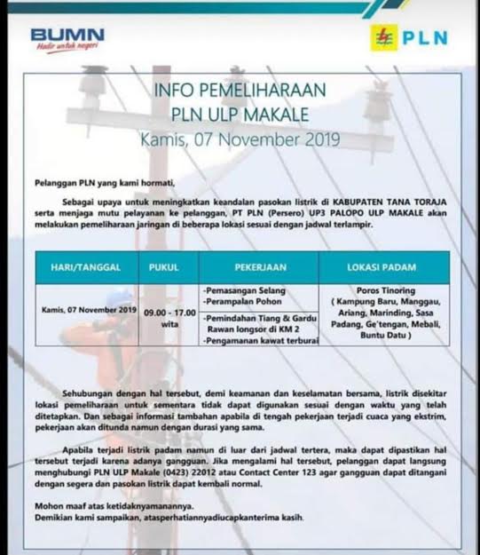 selebaran-informasi-pemadaman-listrik-hari-ini-oleh-pln-ulp-makale.jpg