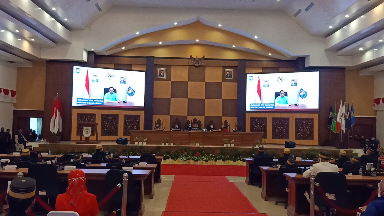 Peringatan HUT ke-16 Sulbar Berlangsung Sederhana, Mendagri Beri Sambutan Secara Virtual