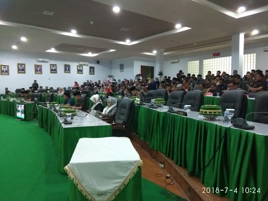 Rapat Paripurna, 13 Kursi Anggota DPRD Soppeng Tak Bertuan