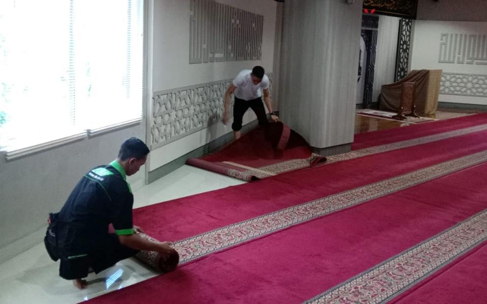 Cegah Corona, Masjid MaRI, Mal Nipah dan Wisma Kalla Buka Karpet
