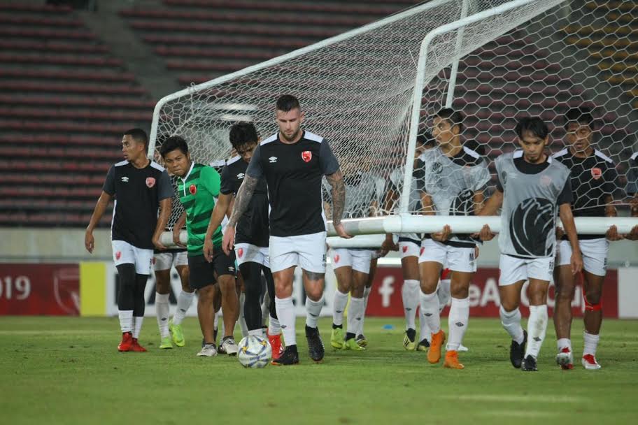 Skuad PSM Makassar Official Training Jelang Hadapi Lao Toyota