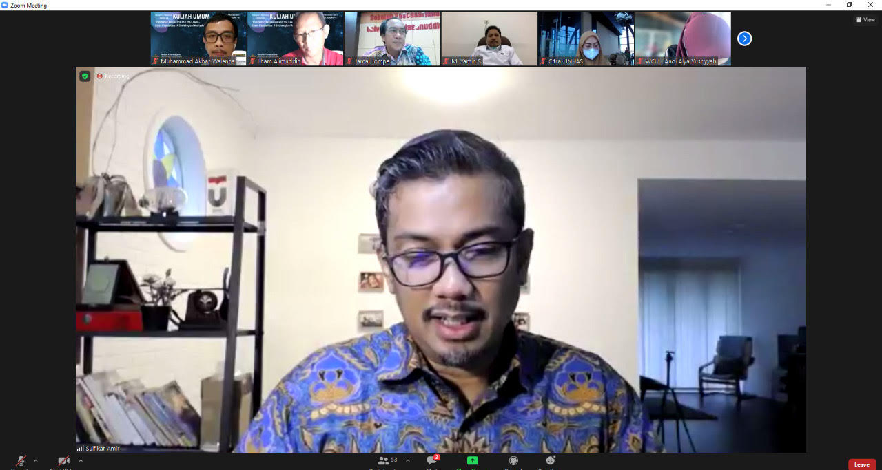 SPs Unhas Bahas Analisis Sosiologis Kemampuan Beradaptasi di Masa Pandemi