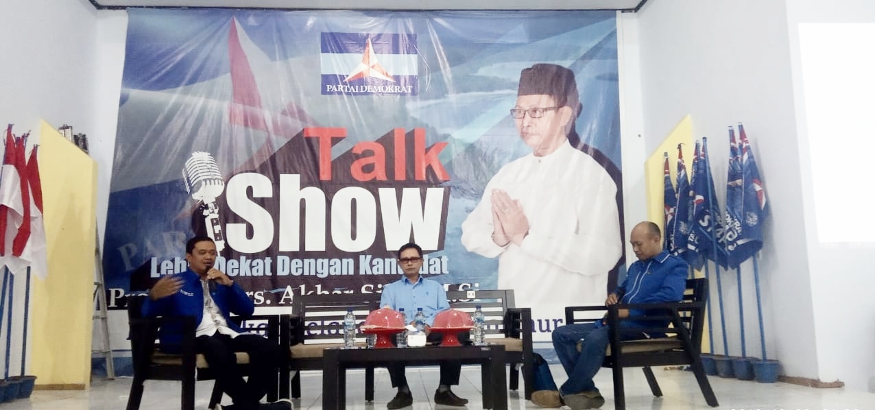 Prof Akbar Silo Jadi Pembicara di Talk Show DPC Demokrat Selayar