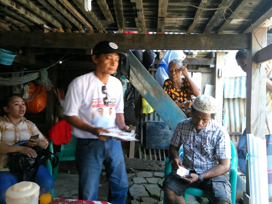 Warga Balang Lompo Pangkep Bersatu Demi Prof Andalan