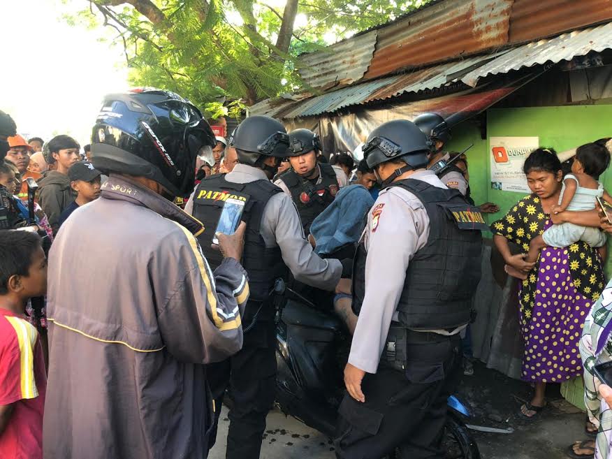 Hendak Mencuri di Asrama Mahasiswa, Pria Bertato Diamuk Massa di Jalan Adipura Makassar