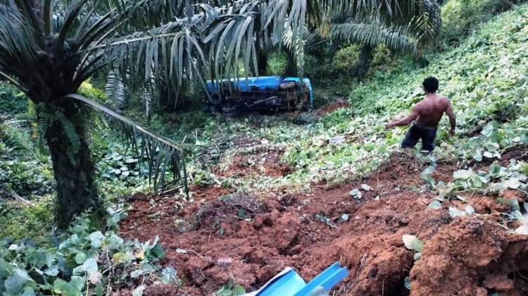 Tak Kuat Nanjak Truk CPO di Tommo Mamuju Terjun ke Jurang, Sopir Tewas