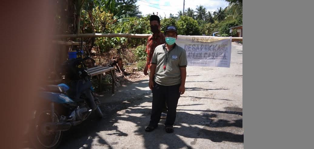 Cegah Corona, Warga dari Luar Daerah Tak Diizinkan Masuk di Desa Pokkang Mamuju
