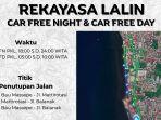 Warga Parepare Siap-siap! 3 Ruas Jalan Ditutup Hingga Jam 12 Malam Saat Pelaksaan Car Free Night