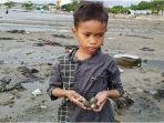 Bapak-bapak, Emak-amak, Anak-anak Parepare Cari Kerang Laut karena Dipercaya Obat Penyakit Kuning