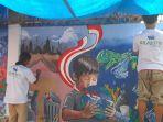 Live Mural di Lorong Wisata Dubbo Panakukang Berhadiah Jutaan Rupiah