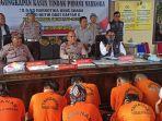 30 Pelaku Tersangka Narkoba Ditangkap Polres Pinrang Selama Operasi Antik Lipu 2025