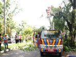 Bahayakan Pengendara, Satgas Pemkab Sinjai Pangkas Pohon di Jl Jendral Sudirman