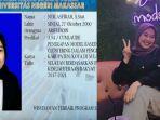 Inilah Sosok Nur Asfirah, Lulusan Terbaik dan Tercepat FMIPA UNM dengan IPK 3,94