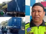 Sopir Truk Ugal-ugalan di Jl Urip Sumoharjo Makassar Masuk DPO Polisi