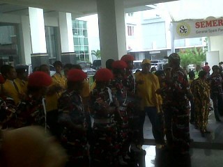 Massa Golkar Sesaki Hotel Clarion