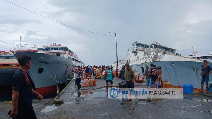 AKSI PENCURIAN - Suasana di Pelabuhan Manado, Sulawesi Utara, Minggu (4/1/2026) lalu. Dua orang pemuda duduga lakukan pencurian ditangkap polisi, Kamis (15/1/2026).