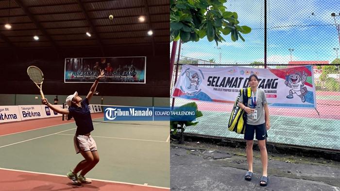 ATLET - Atlet tenis lapangan putri, Zefanya Poulina Gerungan.