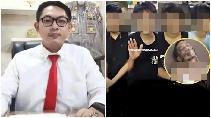 TANGKAP - Kasat Reskrim Polresta Manado AKP Elwin Kristanto. Aparat kepolisian berhasil menangkap empat tersangka dalam kasus penikaman terhadap pria yang dikenal dengan julukan Mat Ular.
