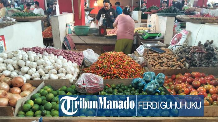 Daftar Harga Bahan Pokok di Pasar Bersehati Manado per Sabtu 27 September 2025