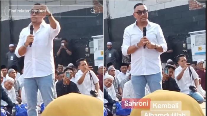 BUKA SUARA - Potret Ahmad Sahroni. Dalam situasi yang penuh ketakutan itu, Ahmad Sahroni mengaku hanya bisa mengandalkan dirinya sendiri.