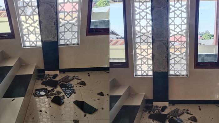 Bangunan Rumah Ibadah di Bitung 8 rusak akibat gempa magnitudo 7,6,