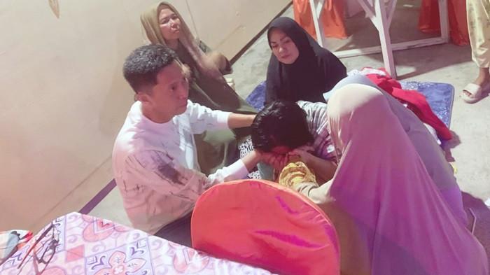 Bupati Bolsel Iskandar Kamaru Janji Bantu Korban Kebakaran Rumah di Desa Toluaya