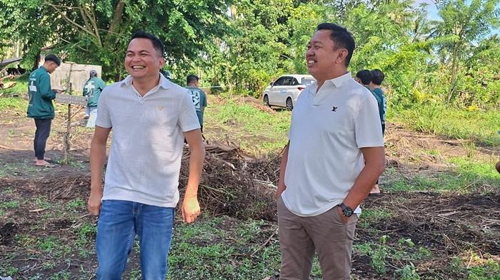 Bupati Mitra Ronald Kandoli bersama Wabub Fredy Tuda tinjau lokasi perkemahan Pemuda GMIM 2026