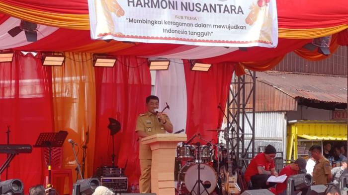 CAP GO MEH - Gubernur Sulawesi Utara, Yulius Selvanus berbicara dalam perayaan Cap Go Meh (Goan Siau) di Manado, Selasa 3 Maret 2026 sore.