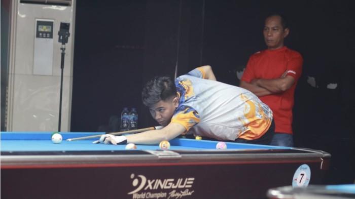 PORPROV - Cabang Olahraga (Cabor) Billiard Kabupaten Kepulauan Sangihe pada Pekan Olahraga Provinsi (Porprov) Sulawesi Utara XII di Manado/Rabu (19/11/2025).