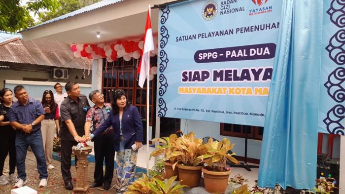 MBG - Dapur Makan Bergizi Gratis (MBG) Paal Dua Manado Sulawesi Utara resmi dilaunching, Senin (11/8/2025).