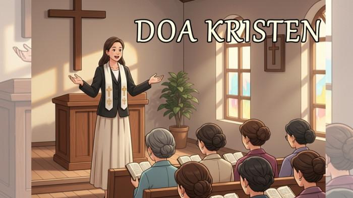 Doa Syafaat Kristen untuk Penatua Wanita/Kaum Ibu