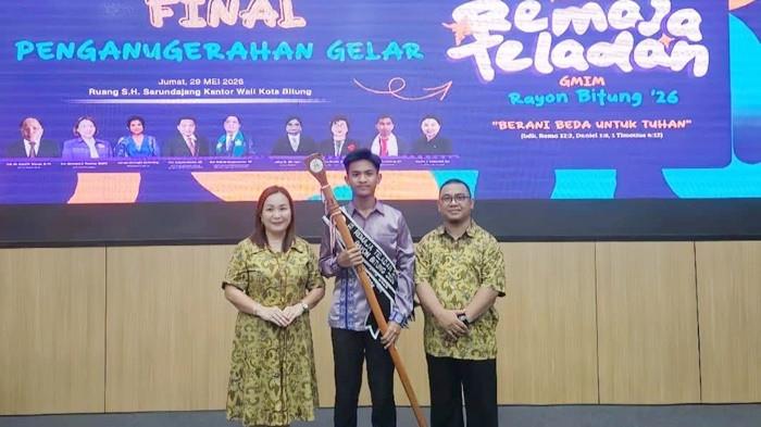 Ellovier Dandel menjadi pemenang Remaja Teladan (Retel) GMIM