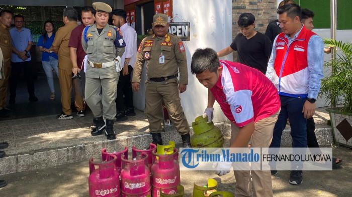 Hasil Sidak Elpiji oleh Pertamina dan Pemkot, Pelaku Usaha di Manado Beralih Pakai LPG Non Subsidi