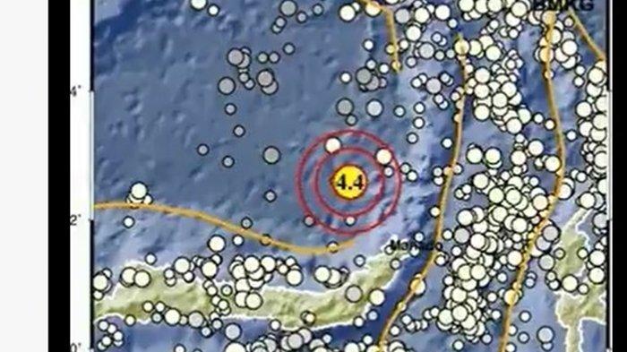 Gempa Bumi Baru Saja Terjadi, Guncang Ondong Sitaro Sulawesi Utara, Info BMKG Besaran Magnitudo