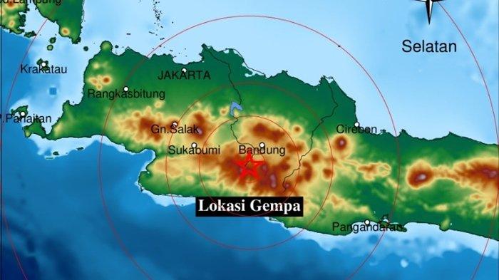 Gempa Terkini Pagi Ini Bandung Senin 16 Januari 2023, Baru Saja Guncang di Darat, Info BMKG