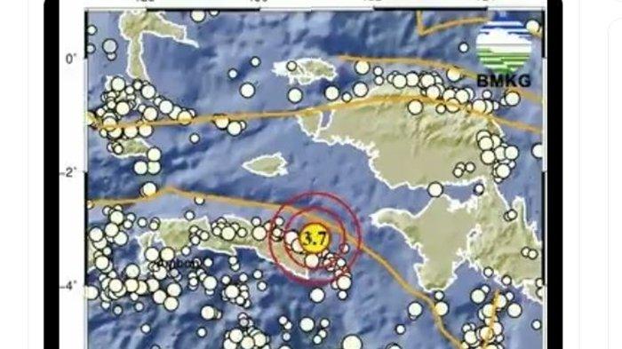 Gempa Bumi Pagi Ini Senin 6 Mei 2024, Magnitudo 3.7, Info BMKG
