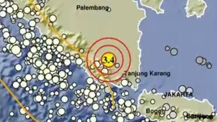 Gempa Terkini di Lampung Sore Ini Minggu 28 September 2025, Berikut Info BMKG Magnitudonya