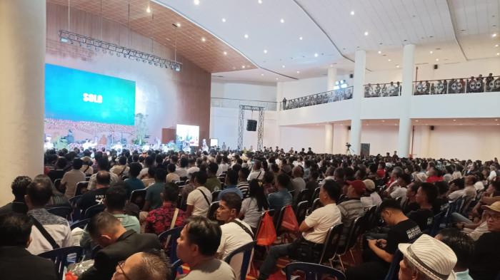 HAPSA PKB - Hari Persatuan Pria/Kaum Bapa Sinode GMIM tahun 2026 dibuka dengan ibadah agung yang berlangsung di Mission Centre GMIM di Jalan Ring Road kota Manado, Sulut, Jumat (5/6/2026).