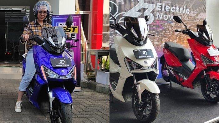 Harga Motor Listrik United, Punya Tiga Mode Berkendara