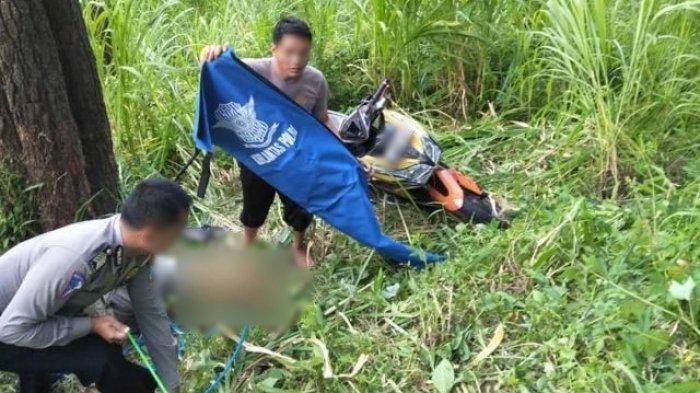 Kecelakaan Maut Hari Ini, Seorang Pemotor Tewas, Korban Bawa Motor Ngebut Oleng Tabrak Pohon