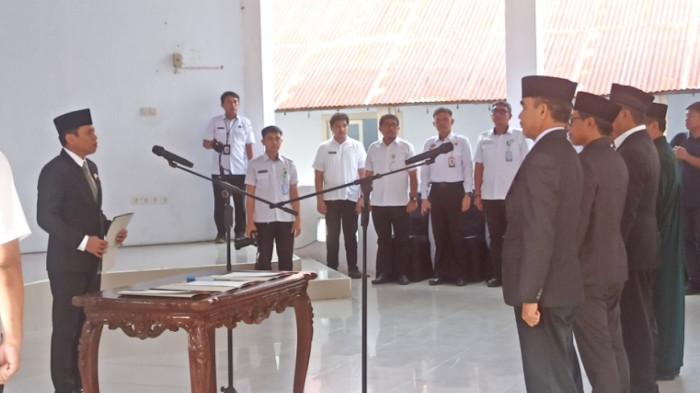 JABATAN - Wali Kota Kotamobagu Wenny Gaib kembali melakukan penyegaran jabatan eselon dua.