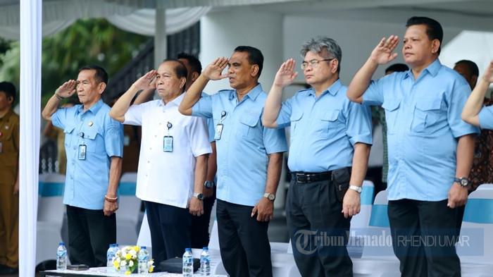Jajaran Pemerintah Pemprov Sulut saat pengesahan PPPK Sulut