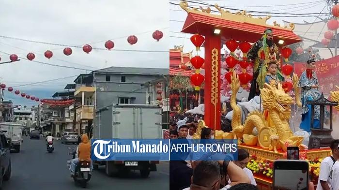 CAP GO MEH - Jalur rekayasa Lalu Lintas saat pelaksanaan Cap Go Meh 2026 di Manado, Sulut. Satlantas Polresta Manado bagi arus wilayah Utara dan Selatan.