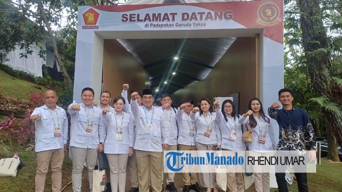 KADER GERINDRA - Ketua DPD Gerindra Sulut Yulius Selvanus Komaling (YSK) bawa rombongan kader dari Sulut bertemu Ketum Prabowo Subianto, Sabtu (8/11/2025). Dalam agenda bertajuk Taklimat Ketua Dewan Pembina Partai Gerindra Prabowo Subianto, hadir sejumlah pengurus kunci dari Bumi Nyiur Melambai, di antaranya Sekretaris DPD Harvani Boky, Wakil Ketua DPD sekaligus Wabup Bolmong Dony Lumenta, Wakil Sekretaris DPD Olvie Limpele, serta Bendahara DPD yang juga Wakil Ketua DPRD Manado Mona Claudya Kloer.