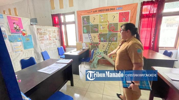 KANTOR - Lokasi pencurian fasilitas alat elektronik di perkantoran Pemkab Minut. Komputer, PC hingga printer digasak maling. Kasus curanik di kompleks perkantoran Pemkab Minut sudah berapa kali terjadi.