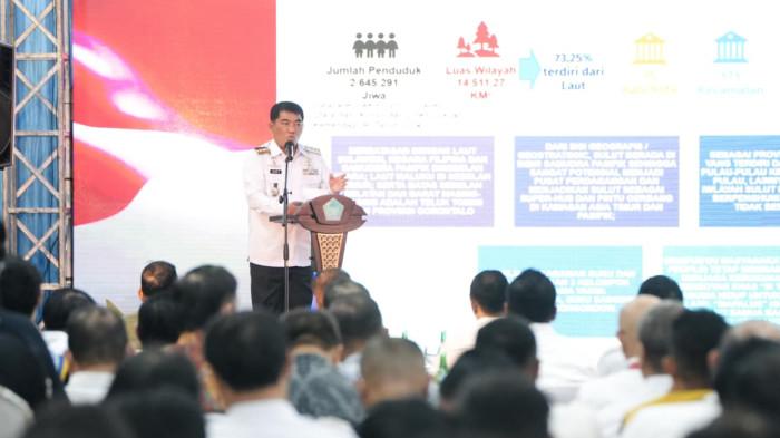 KONDISI - Gubernur Sulawesi Utara Yulius Selvanus Komaling (YSK) mengungkap kondisi fiskal daerah yang semakin berat akibat penurunan besar pada Transfer ke Daerah (TKD).